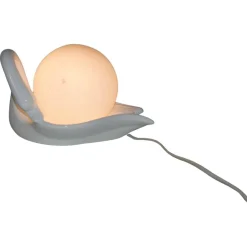 Pamono Mid-Century White Ceramic Table Lamp, Italy, 1960s