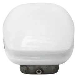 Clearance Pamono Mid-Century White Opaline Glass Sconce from Glashütte Limburg, Germany