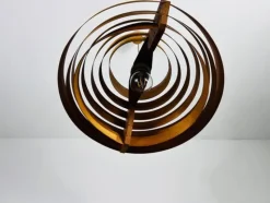 Sale Pamono Mid-Century Wooden Pendant Lamp attributed to Hans-Agne Jakobsson, Sweden, 1960s from Hans-Agne Jakobsson Ab Markaryd