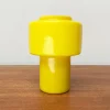 Sale Pamono Mid-Century Yellow Glass Model 120 Table Lamp by Uno & Östen Kristiansson for Luxus, Vittsjö, Sweden, 1950s