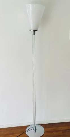 Discount Pamono Milk Glass M Design Floor Lamp by Ingo Maurer