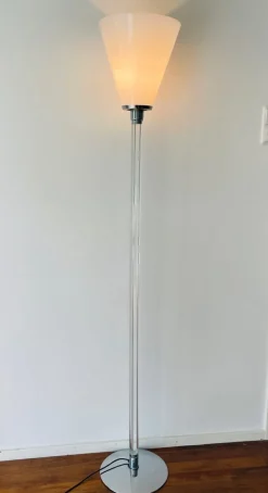 Discount Pamono Milk Glass M Design Floor Lamp by Ingo Maurer
