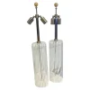 Outlet Pamono Milky-White Table Lamps in Murano Glass by Simoeng for Simoeng, Set of 2