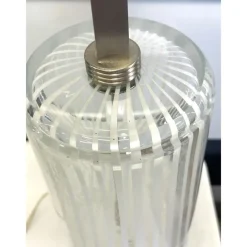 Outlet Pamono Milky-White Table Lamps in Murano Glass by Simoeng for Simoeng, Set of 2