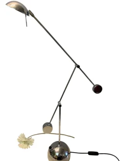 Clearance Pamono Minimalist Counterweight Desk Lamp in Chrome from Sölken Leuchten, 1970s