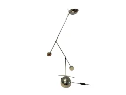 Clearance Pamono Minimalist Counterweight Desk Lamp in Chrome from Sölken Leuchten, 1970s