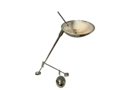 Clearance Pamono Minimalist Counterweight Desk Lamp in Chrome from Sölken Leuchten, 1970s