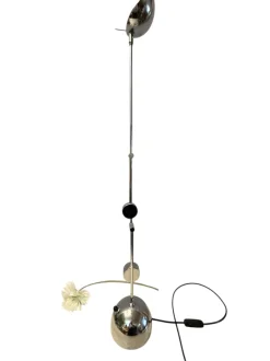 Clearance Pamono Minimalist Counterweight Desk Lamp in Chrome from Sölken Leuchten, 1970s