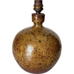 Pamono Minimalist French Stoneware Table Lamp, South of France, 1960s