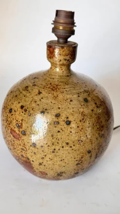 Pamono Minimalist French Stoneware Table Lamp, South of France, 1960s