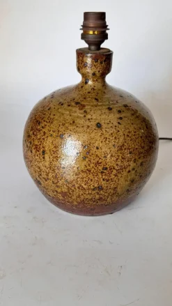 Pamono Minimalist French Stoneware Table Lamp, South of France, 1960s