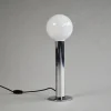 Sale Pamono Minimalist Italian Chrome Cylinder Table Lamp, 1970s