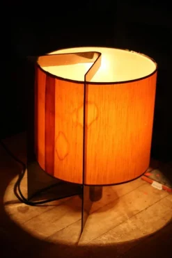 Hot Pamono Minimalist Lamps by Giuliana Gramigna in Brass and Fabric, 1970s, Set of 2