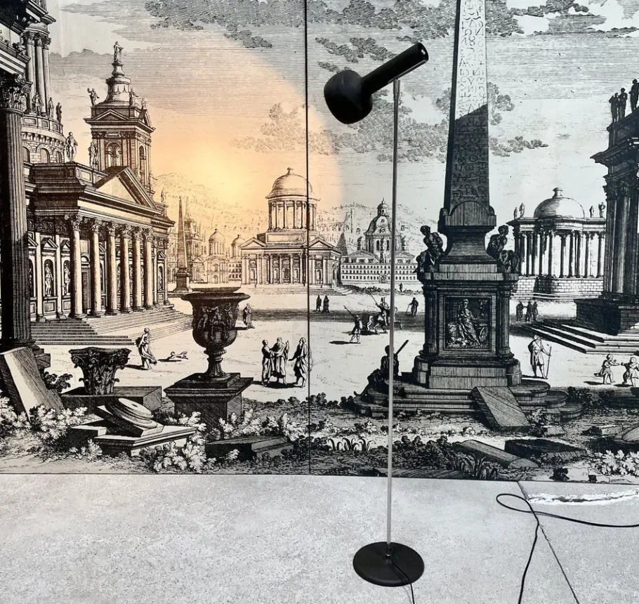 Outlet Pamono Minimalist Metal Spotlight Floor Lamp by LAD Team for Swiss Lamps International, 1960s