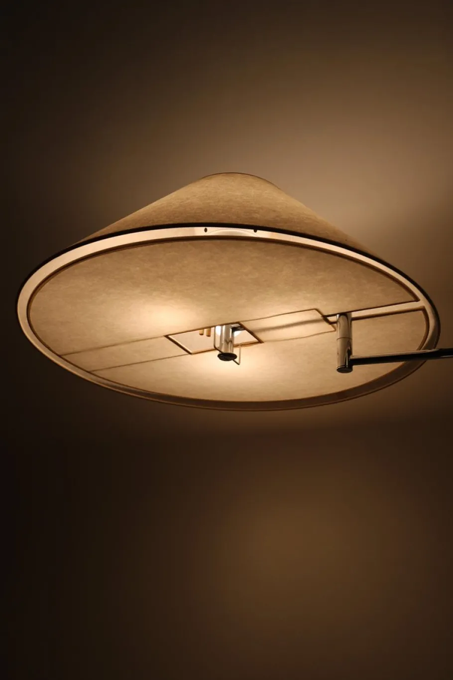 Outlet Pamono Minimalist Swivel Arm Floor Lamp from Staff, 1970s