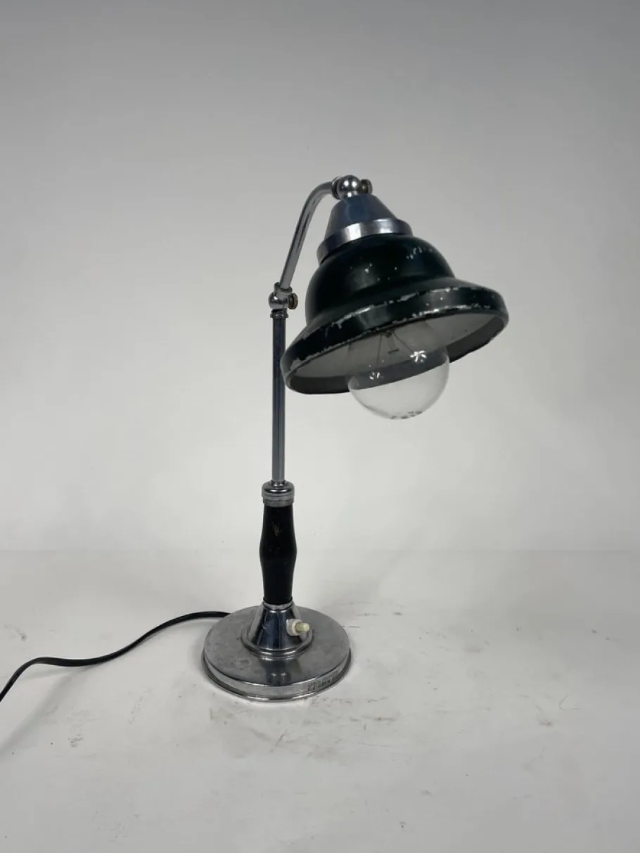 Outlet Pamono Ministerial Table Lamp from Lariolux, 1930s