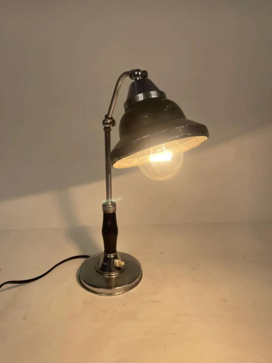 Outlet Pamono Ministerial Table Lamp from Lariolux, 1930s