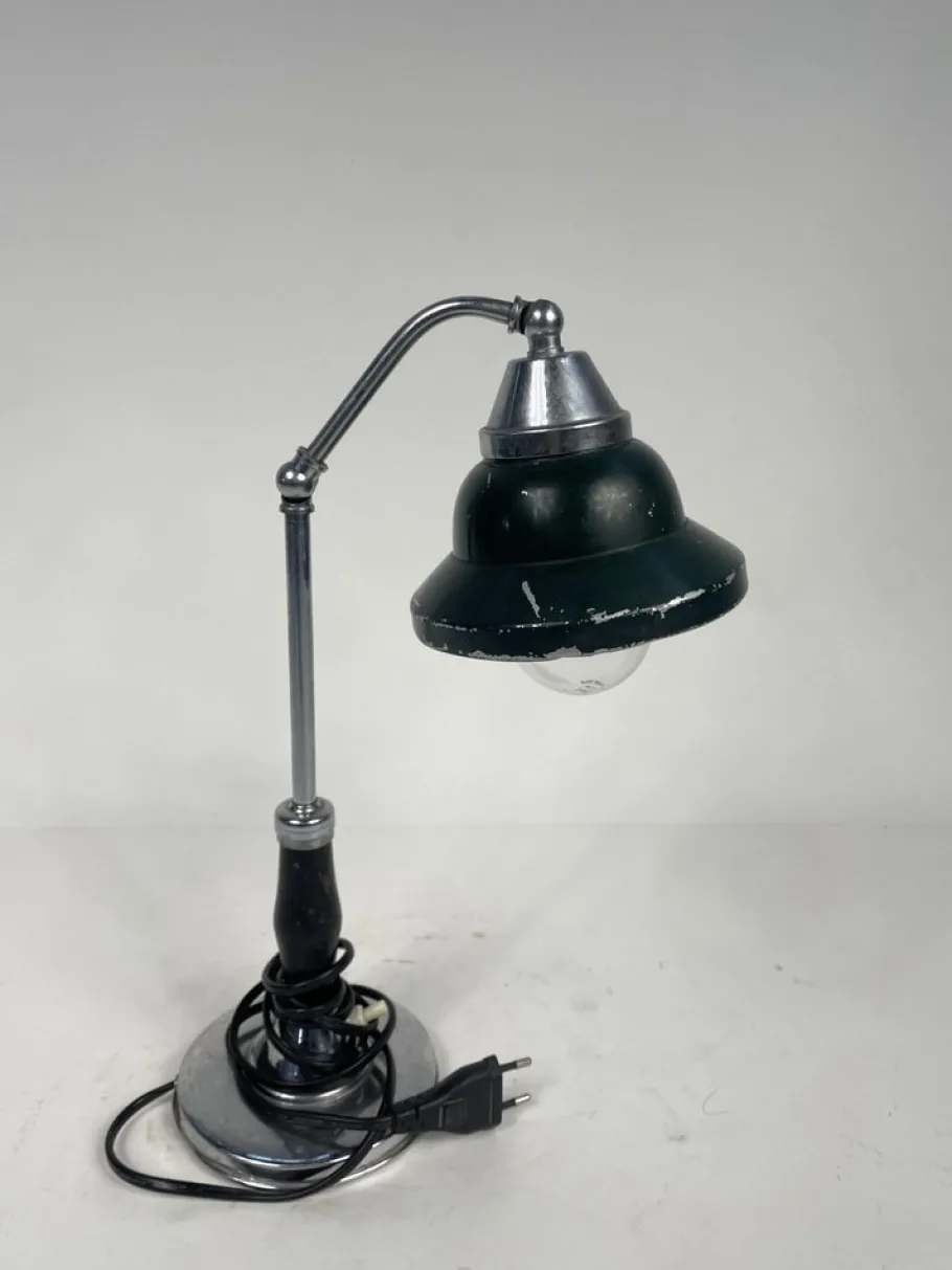 Outlet Pamono Ministerial Table Lamp from Lariolux, 1930s