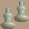 Clearance Pamono Mint Murano Glass Pendant Lights attributed to Massimo Vignelli for Venini, 1960s, Set of 2