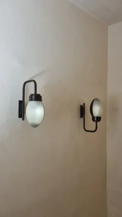 Sale Pamono Mod. 3052 Ochetta Wall Lamps by Franco Albini & Franca Helg for Arteluce, 1963, Set of 2