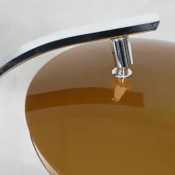 New Pamono Model 520 Amber Table Lamp from Fase, 1960