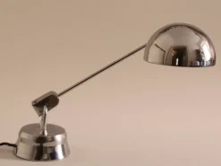 Sale Pamono Model 600 Chrome Lamp by Charlotte Perriand for Jumo, 1940s