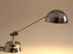 Sale Pamono Model 600 Chrome Lamp by Charlotte Perriand for Jumo, 1940s