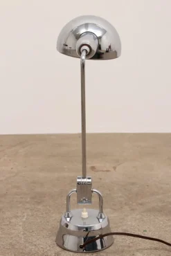 Clearance Pamono Model 600 Chrome Lamp Selected by Charlotte Perriand for Jumo, 1940s