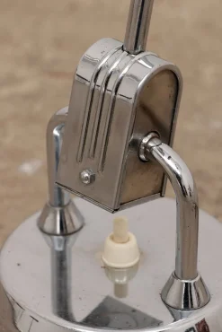 Clearance Pamono Model 600 Chrome Lamp Selected by Charlotte Perriand for Jumo, 1940s