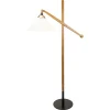 Outlet Pamono Model 325 Floor Lamp in Teak by Vilhelm Wohlert for Le Klint, 1950s