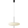 Best Pamono Model 2065 Lamp with White Diffuser and Black Hardware by Gino Sarfatti