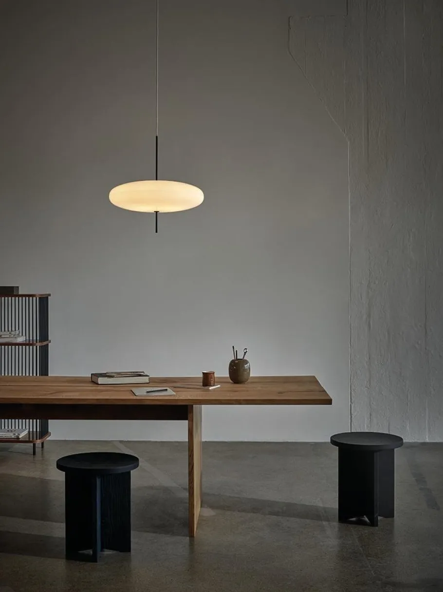 Best Pamono Model 2065 Lamp with White Diffuser and Black Hardware by Gino Sarfatti