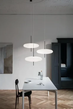 Best Pamono Model 2065 Lamp with White Diffuser and Black Hardware by Gino Sarfatti