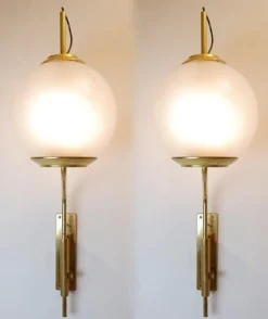 Discount Pamono Model 11 Lp Pallone Lights by Luigi Caccia Dominioni, Set of 2