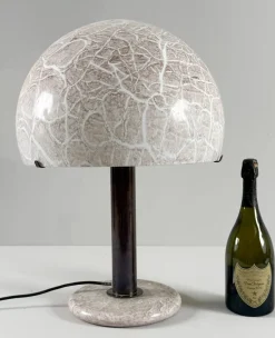Pamono Model 832 Mushroom Lamp by Ludovico Diaz De Santillana for Venini, Italy, 1960s