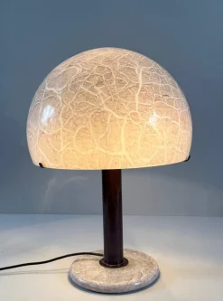 Pamono Model 832 Mushroom Lamp by Ludovico Diaz De Santillana for Venini, Italy, 1960s