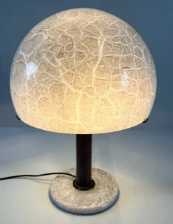 Pamono Model 832 Mushroom Lamp by Ludovico Diaz De Santillana for Venini, Italy, 1960s