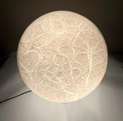 Pamono Model 832 Mushroom Lamp by Ludovico Diaz De Santillana for Venini, Italy, 1960s