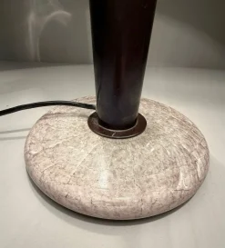 Pamono Model 832 Mushroom Lamp by Ludovico Diaz De Santillana for Venini, Italy, 1960s