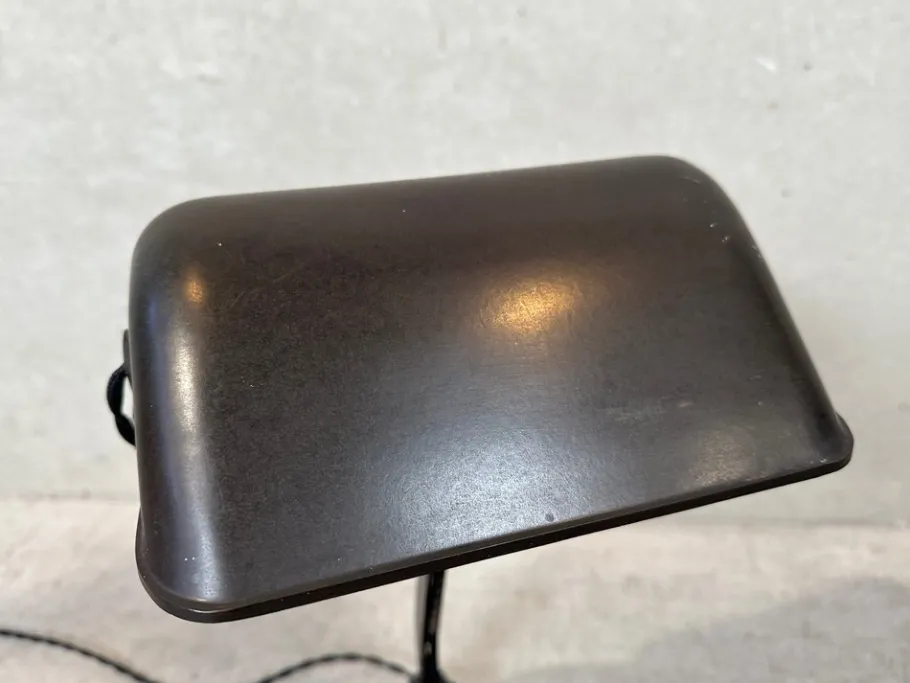 Sale Pamono Model 52 Notary Lamp in Bakelite and Cast Iron from Erpe