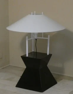 New Pamono Model 694 Pagoda Lamp by Elio Martinelli for Martinelli Luce, Italy, 1980s