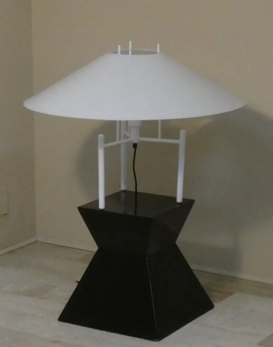 New Pamono Model 694 Pagoda Lamp by Elio Martinelli for Martinelli Luce, Italy, 1980s