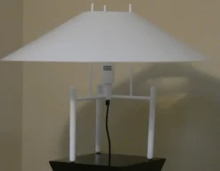 New Pamono Model 694 Pagoda Lamp by Elio Martinelli for Martinelli Luce, Italy, 1980s