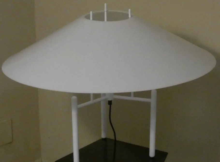 New Pamono Model 694 Pagoda Lamp by Elio Martinelli for Martinelli Luce, Italy, 1980s