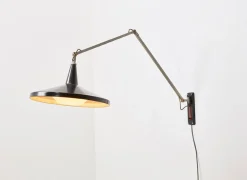 Hot Pamono Model 4050 Panama Wall Lamp by Wim Rietveld for Gispen, 1955