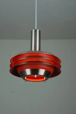 New Pamono Model 705 Pendant Lamp for Lyskaer Belysning, Denmark, 1960s