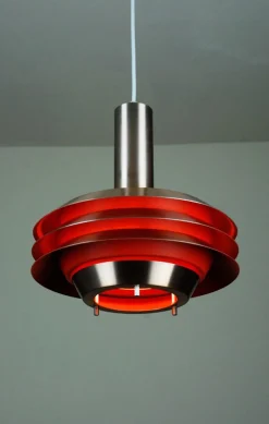 New Pamono Model 705 Pendant Lamp for Lyskaer Belysning, Denmark, 1960s