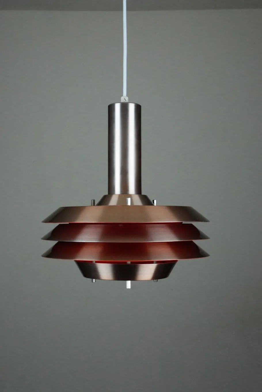 New Pamono Model 705 Pendant Lamp for Lyskaer Belysning, Denmark, 1960s