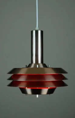 New Pamono Model 705 Pendant Lamp for Lyskaer Belysning, Denmark, 1960s