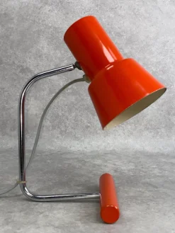 Sale Pamono Model 85133 Red Desk Lamp by Josef Hurka, 1970s